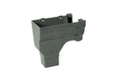 RON2 - Floplast 110mm Niagara Ogee Stopend Outlet Left Handed - Connects to 65mm Square Downpipe