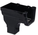 RON2 - Floplast 110mm Niagara Ogee Stopend Outlet Left Handed - Connects to 65mm Square Downpipe