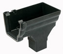 RON3 - Floplast 110mm Niagara Ogee Stopend Outlet Right Handed - Connects to 65mm Square Downpipe