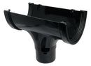 ROX1 -Floplast 170mm XtraFlo Running Outlet - Connects to 110mm Round Downpipe