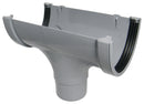 ROX1 -Floplast 170mm XtraFlo Running Outlet - Connects to 110mm Round Downpipe