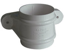 RS2 - Floplast 68mm Round Downpipe Pipe Socket With Fixing Lugs