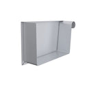 Lindab Steel Rectangular Gutter Stop End - Right Hand