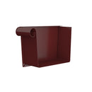 Lindab Steel Rectangular Gutter Stop End - Left Hand
