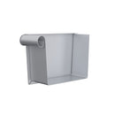 Lindab Steel Rectangular Gutter Stop End - Left Hand