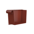 Lindab Steel Rectangular Gutter Stop End - Left Hand