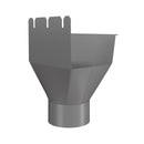 Lindab Steel Rectangular Gutter Outlet - 100mm Outlet