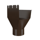 Lindab Steel Rectangular Gutter Outlet - 87mm Outlet