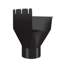Lindab Steel Rectangular Gutter Outlet - 100mm Outlet