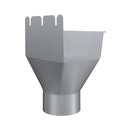Lindab Steel Rectangular Gutter Outlet - 100mm Outlet