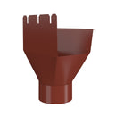 Lindab Steel Rectangular Gutter Outlet - 87mm Outlet