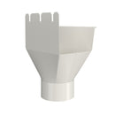 Lindab Steel Rectangular Gutter Outlet - 100mm Outlet