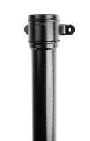Alumasc Heritage Cast Aluminium Round Pipe Eared - 3m