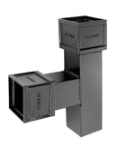 Alumasc Heritage Cast Aluminium Square/Rectangular Pipe Branch - 92.5 Degree