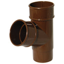 RY1 - Floplast 68mm Round Downpipe 67.5 Degree Branch