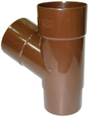 RYH1 - Floplast 80mm Round Downpipe 67.5 Degree Branch