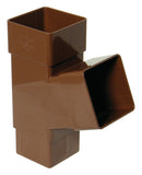 RYS1 - Floplast 65mm Square Pipe Branch - 67.5 Degree