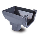RWSO2 - Marshall Tufflex Square Line 114mm Gutter Stopend Outlet - To Fit 65mm Square
