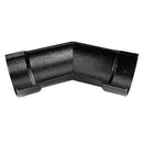 Alumasc Heritage Cast Aluminium Beaded Half Round Gutter 135 Degree Angle Combined