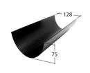 GE513H - Marley Alutec Evolve 128mm Deepflow Gutter 3m - Heritage Black