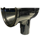 ROH2 - Floplast 115mm Hi-Cap Stopend Outlet - Connects to 68mm Round Downpipe