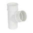 RYM1 - Floplast 50mm Round Downpipe Branch - 67.5 Degree