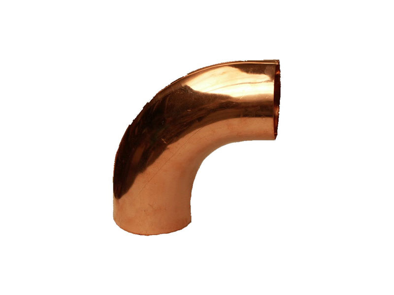 Copper Round Downpipe Bend - 85 Degree