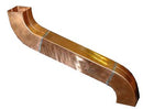 Copper Square Downpipe Swan Neck Kit 80mm x 80mm