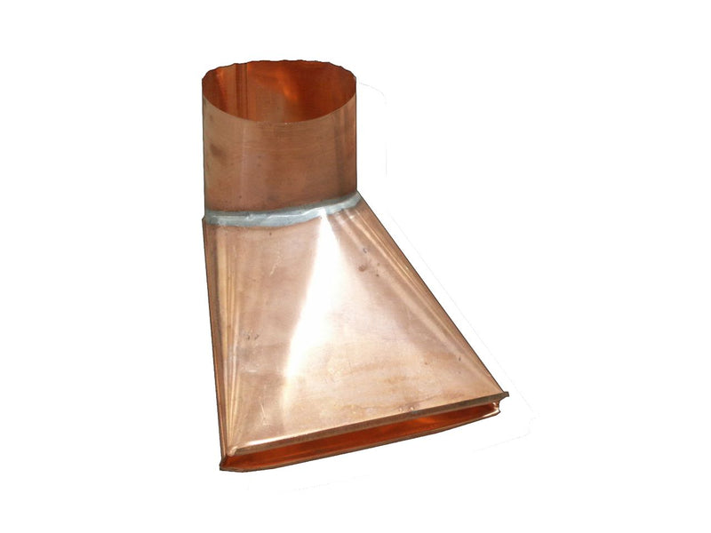 Copper Round Downpipe Water Dispenser