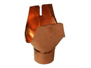 Copper Half Round Gutter Swiss outlet