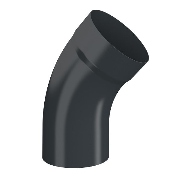Lindab Steel Round Pipe Bend with Socket - 45 Degree