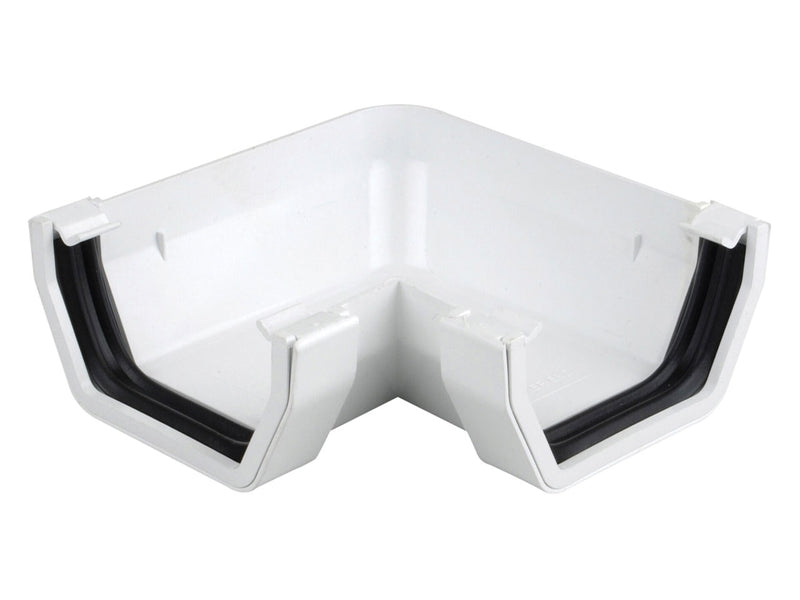 4T803 - Osma 100mm Square Line Gutter 90 Degree Angle