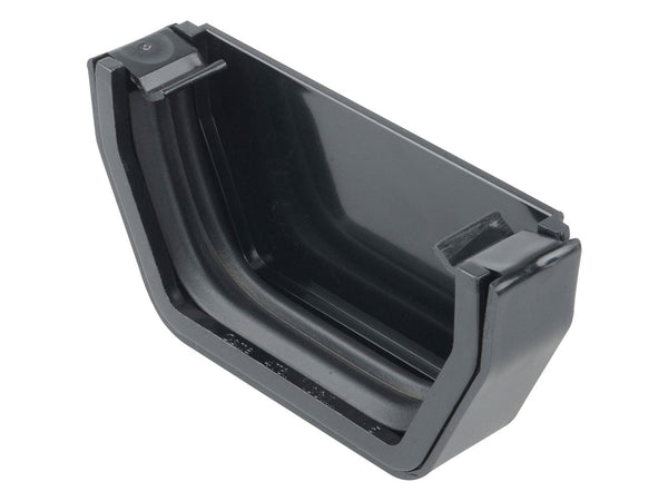 4T811 - Osma 100mm Square Line Gutter External Stopend