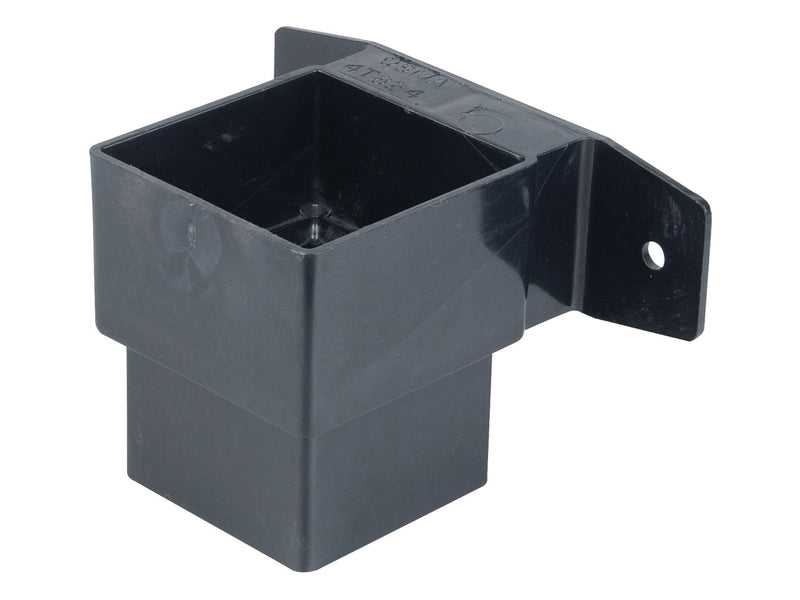4T824 - Osma 61mm Square Downpipe Pipe Connector and Bracket -Stand Off