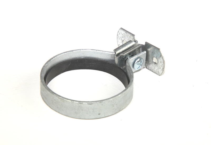 Zinc Plated Round Pipe Bracket- Screw to wall