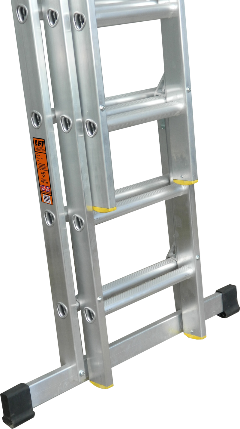 H7TP30 - 3.0m Aluminium Triple Extension Ladder