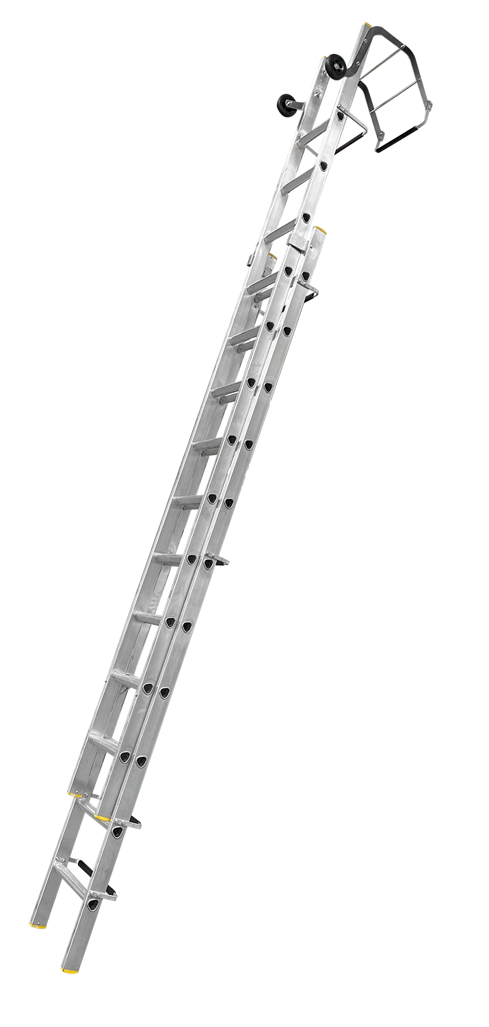 H8RD35 - 3.5m Aluminium Double Roof Ladder