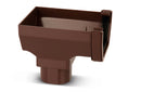 RWSO2 - Marshall Tufflex Square Line 114mm Gutter Stopend Outlet - To Fit 65mm Square