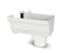 RWKO2- Marshall Tufflex Universal Plus Gutter Stopend Outlet R/H - To Fit 68mm Round or 65mm Square Pipe