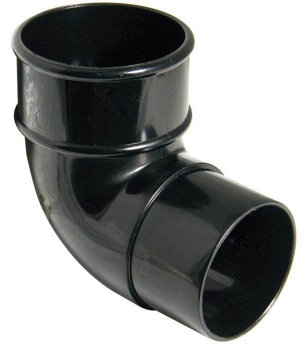 RB1 -Floplast Round 68mm Downpipe Offset Bend 92.5 Degree
