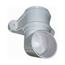 RB4 - Floplast Round 68mm Downpipe Shoe with Fixing Lugs
