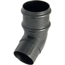 RB6CI - Floplast "Cast Iron" Style Round 68mm Downpipe Offset Bend 112.5 Degree x 68mm