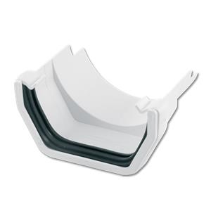RDS5 -Floplast 114mm Square Line to Cast Iron Half Round Connector ...