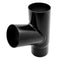 RE342H- Marley Alutec Evolve 76mm Flush fit Pipe Branch 112.5 Degree - Heritage Black