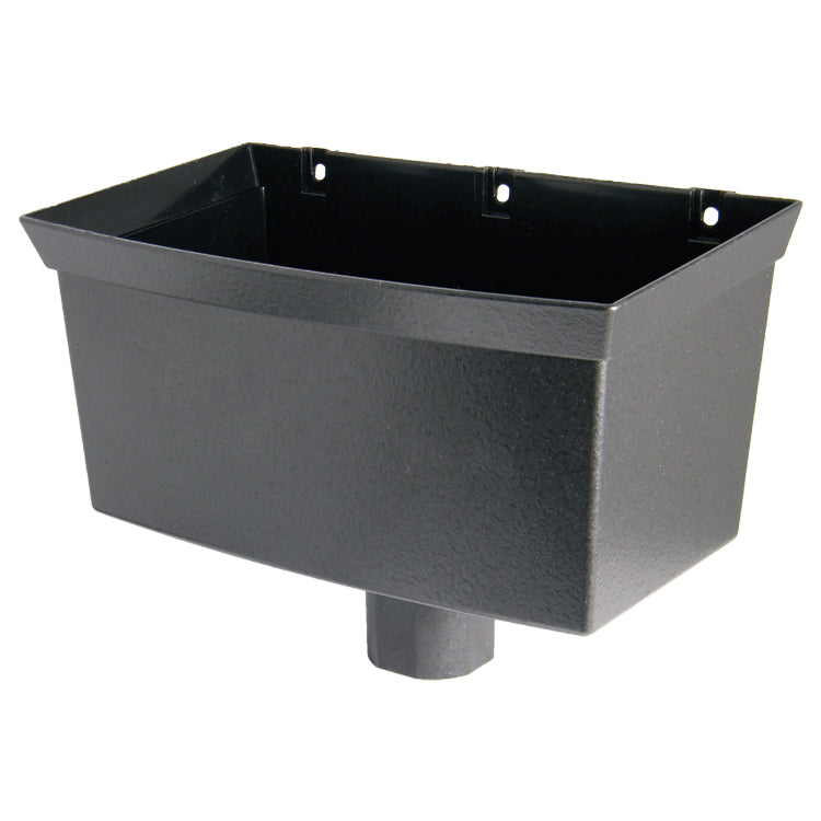 RH1CI - Floplast "Cast Iron" Style Universal Hopper - Connects to 68mm Round & 65mm Square Pipe