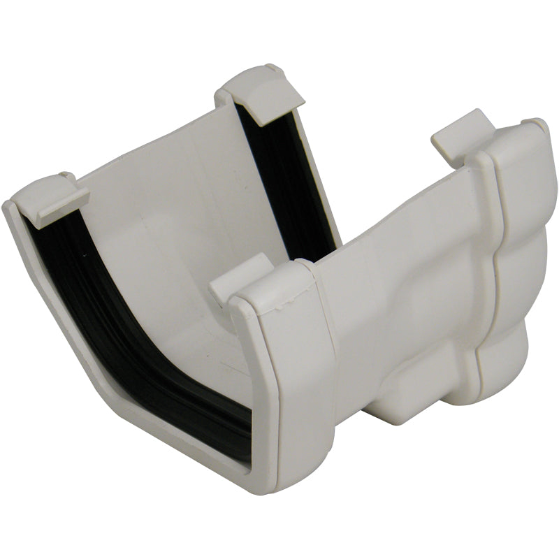 RNS4 - Floplast 110mm Niagara to 114mm Square Line Gutter Adaptor - Left Handed