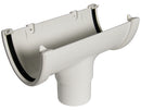 ROH4 -Floplast 115mm  Hi-Cap Running Outlet - Connects to 80mm Round Downpipe