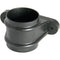 RS2CI - Floplast "Cast Iron" Style 68mm Round Downpipe Pipe Socket With Fixing Lugs