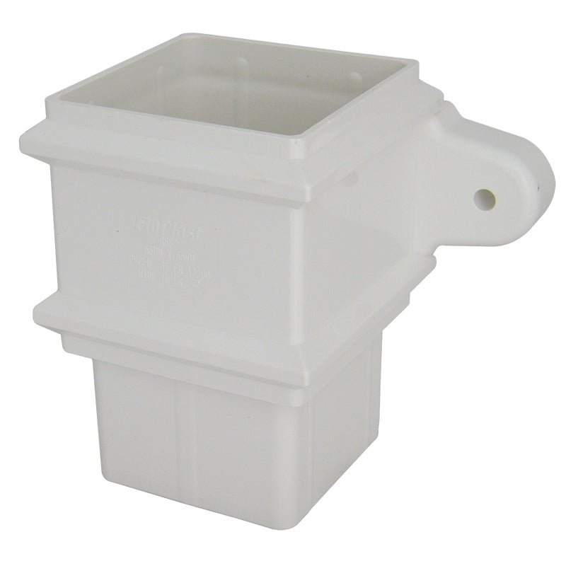 RSS2- Floplast 65mm Square Pipe Connector- With Lugs