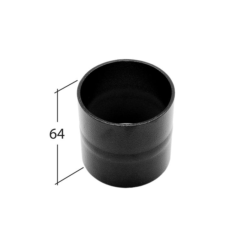 RE320H- Marley Alutec Evolve 76mm Flush fit Pipe Joint Spigot- Heritage Black